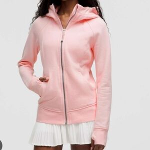 Lululemon Scuba Full Zip Hoodie Strawberry Milkshake